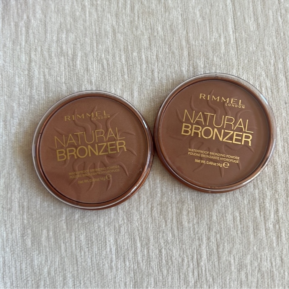 RIMMEL LONDON NATURAL BRONZER SET
OF TWO